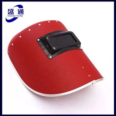 Red Steel Paper Electric Welding Protective Mask